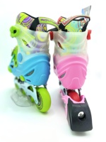 Patins à roulettes professionnels EACH pour débutants, taille réglable, patins à roulettes populaires pour enfants, patins à roulettes pour garçons et filles