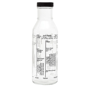 Mixer Saus Salad Botol Kaca untuk Resep Ringan - Product Image 1