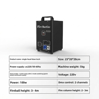 Lance-flammes à tête unique 100W, machine à colonne de feu mini DMX512 pour effets de flamme et ambiance de scène