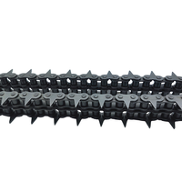 Chaîne à dents pointues ANSI 50/10A-1 pour le transport, chaîne de transmission industrielle à haute résistance à l'usure
