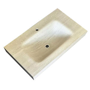 Lavabo de comptoir en céramique de 15 mm d'épaisseur au design moderne avec glaçure autonettoyante anti-salissure, installation personnalisable - Product Image 5