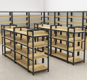 Dễ Dàng Lắp Ráp Vẻ Đẹp Cửa Hàng Cửa Hàng Cửa Hàng Mỹ Phẩm Hiển Thị Kim Loại Và Gỗ Đảo Kệ Cho Linh Hoạt Sản Phẩm <span class=keywords><strong>Showcase</strong></span> - Product Image 5