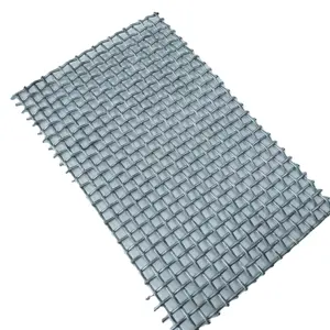 high quality multi-functions white steel crimped mesh embossed net sturdy and durable for mining building coal yard