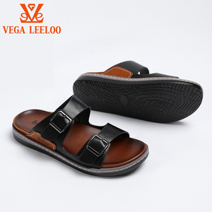 Xăng Đan Nam Xăng Đan Da PU Thời Trang Mùa Hè 2022 Dép Xỏ Ngón Thường Ngày Đi Biển Sang Trọng Hở Ngón Đi Ngoài Trời Sang Trọng Dép Nam - Product Image 3