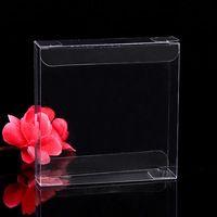 Mini quantité minimale de commande Transparent En Plastique PET Transparent Boîte Cadeau Recyclable Acétate Cube PVC Jetable PP Emballage Alimentaire Gâteau Blister Emballage