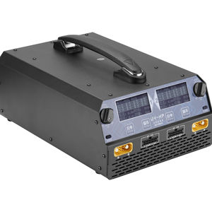 Cargador de Baterías Inteligente de Doble Canal EV-PEAK U4- 2400W/25A, 100V-240V, para Drones, Agricultura y Carreras - Product Image 1
