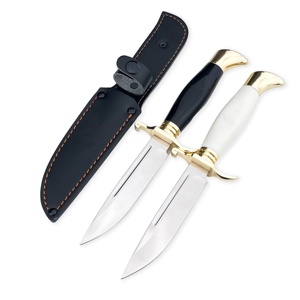 多目的440C鋼アウトドアキャンプハンティングナイフ-OEMカスタマイズ可能な荒野サバイバルツール - Product Image 2