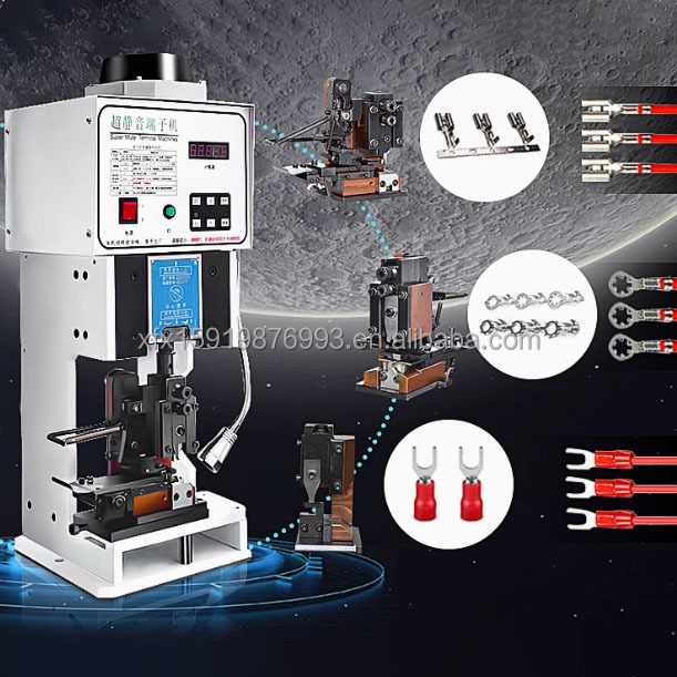 XFX XFX-6.0T Electric Dual-Head Semi-Automatic Wire Stripping Crimping Cable Manufacturing Machine Stripping Length 1-10mm 220V