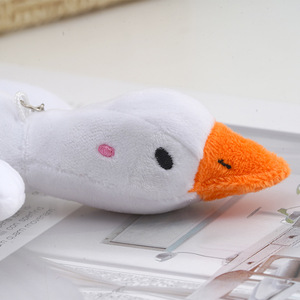 Porte-clés en peluche canard et oie en gros, grande poupée coussin personnalisée, jouet animal moelleux, cadeau - Product Image 5