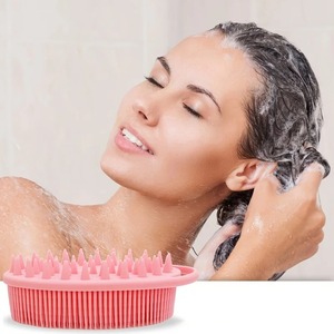 Soft Silicone Body Scrubber Exfoliating Baby Shower Gentle SPA Massage <b>Brush</b> Cleanser for Body Wash <b>Brush</b> Back <b>Scrub</b> Bath Tools - Product Image 5