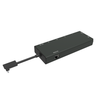 ZOLON B34 POS USB Hub de 4 Puertos Tipo-A RS232 RJ45 con Expansión LAN Ethernet para Cajón de Efectivo, Base de Expansión Tipo-C PD para Comercio Minorista y Restaurantes