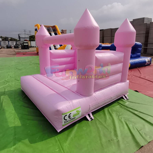 Outdoor commercial <b>inflatable</b> modern pink bounce <b>house</b> kids bouncing castle for parties weddings and events - Product Image 2