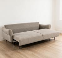 Ensemble de canapés modulaires OEM en gros, canapé-lit 3 places, futons, design européen, avec rangement, pour salon