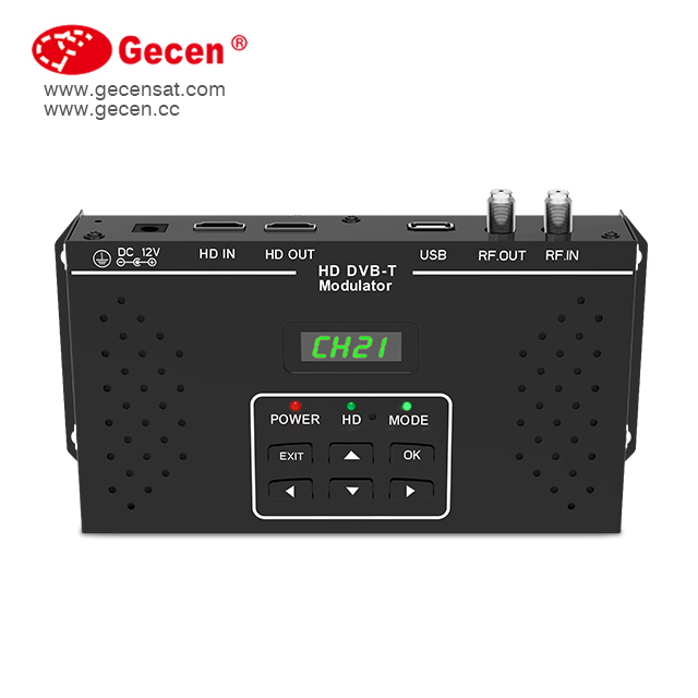 GECEN Dvb-t2 hd to Rf Modulator Digital  hd Encoder Modulator