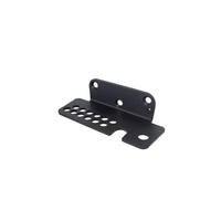 Connecteur d'angle vertical à 90 degrés HT HT-JJ pour profilés en aluminium industriels 4040 4080, fixation de cadre, supports muraux polis noirs