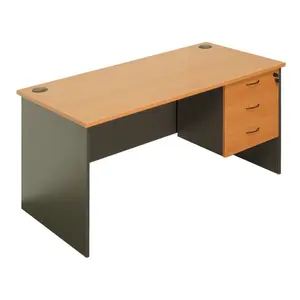 Muebles de oficina modernos y desmontables, imágenes de mesa de ordenador de madera (SZ-OD004)