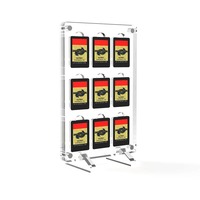 Étui de carte de jeu transparent pour Nintendo Switch boîte de rangement en acrylique vitrine transparente de cartouche de porte-carte de jeu Switch
