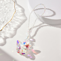 Butterfly Rainbow Maker Suncatcher Bead Art Deco Design Crystal Prism Wind Chime Outdoor Kerstcadeau