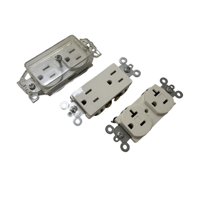 125V 15A Mỹ ổ cắm, với một nhựa trong suốt vỏ chống thấm nước - Product Image 5