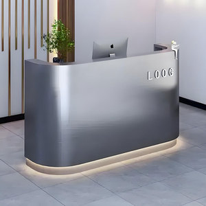 Tùy chỉnh thanh toán quầy cho văn phòng khách sạn Beauty Salon Bar siêu thị phòng tập thể dục kiểm tra tiền mặt quầy tiếp tân tủ trưng bày - Product Image 1