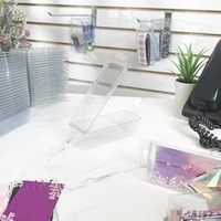 Boîte de collection transparente à vide, auto-serrante, pour la préservation des objets, emballage en plastique à clapet, anti-poussière, conteneur de rangement