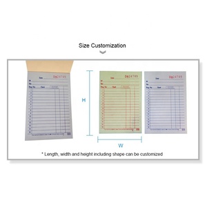 Oem ODM Chất lượng cao <span class=keywords><strong>carbonless</strong></span> hóa đơn tiếp nhận hồ sơ cuốn sách Bộ trùng lặp hình thức cho hiệu quả thủ tục giấy tờ - Product Image 3