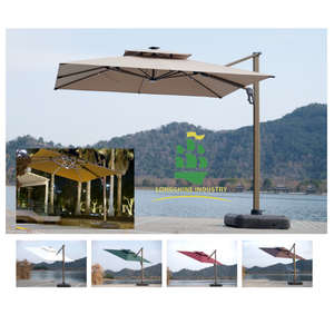 LS khung nhôm Patio ô ngoài trời với ánh sáng dẫn không thấm nước mạnh mẽ ô cho các cơ sở sử dụng vườn cho ngoài trời - Product Image 2