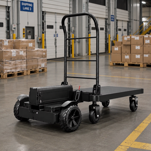 Chariot à plateforme motorisé de choix industriel pour les hubs logistiques, les entrepôts, les usines et le transport de marchandises, utilisations B2B - Product Image 1