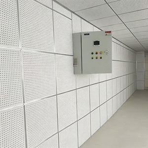 Plaques de <span class=keywords><strong>plafond</strong></span> et de mur en fibres minérales perforées ignifugées classe A de 14 mm, conçues pour les centres de données et les salles électriques critiques - Product Image 6