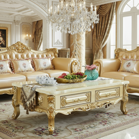913 #   Cadre en bois massif sculpté double face de style européen de luxe, peint en or, avec revêtement en cuir pour canapés de salon dans les appartements