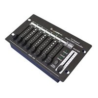 24 contrôleur simple du canal DMX avec le rhéostat rechargeable de console de batterie au lithium