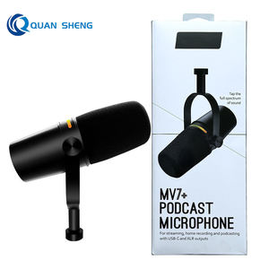Micrófono Dinámico Portátil Avanzado <span class=keywords><strong>MV7</strong></span>+ <span class=keywords><strong>MV7</strong></span>, Micrófono Dinámico Cardioide Renovado, Salidas USB-C y XLR, Grabación Profesional - Product Image 1