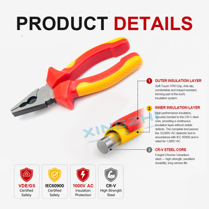 Kit d'outils électriques isolés de qualité industrielle 1000V pour les techniciens professionnels - Product Image 2