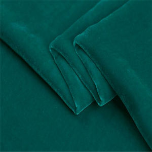 カーテンドレスクロス用ヴィンテージ100% シルクナチュラル114CM幅ベルベットシルク生地 - Product Image 2