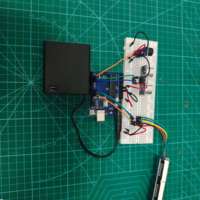 Kit électronique d'assistant de stationnement interactif pour véhicule avec capteur ultrasonique, matrice MAX7219 et buzzer audio