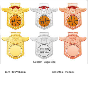 カスタムメイドロゴスポーツレースアワードメダルゴールドブランクメタルメッキ3d/2Dヨーロッパバスケットボールメダルメダル - Product Image 5