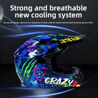 CL nouveau casque de moto intégral en ABS avec double visière Design moderne sac étanche sac de queue sac à dos toutes saisons