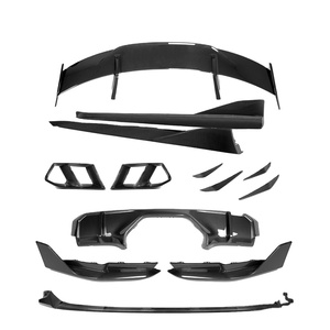 Dongsai mới đến khô Carbon phía trước xe Bumper Lip với MP Splitter cho BMW g82 G83 M4 G80 M3 cơ thể Kit - Product Image 1
