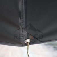 Tente de toit 4x4 à une chambre, modèle australien très populaire, avec échelle élargie de 2,3 m, pour camping 4 saisons, compatible neige, en alliage d'aluminium, structure alvéolée et tissu Oxford