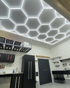 Luz LED de detalle automático para sala de exposición de coches industriales, garaje y taller, luz Hexagonal impermeable que emite Color blanco frío - Product Image 2