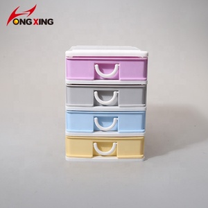 Organizador de <span class=keywords><strong>Escritorio</strong></span> de 4 Niveles, Clasificador de Accesorios, Joyería, Cosméticos y Papelería, Caja Organizadora de Plástico, Mini <span class=keywords><strong>Cajonera</strong></span> - Product Image 2