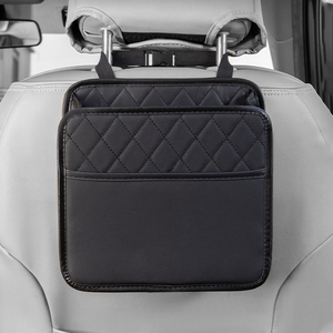 Organisateur de siège arrière de voiture en cuir grande capacité, sac de rangement suspendu multi-poches pour camion, compatible avec Honda Toyota Subaru - Product Image 2