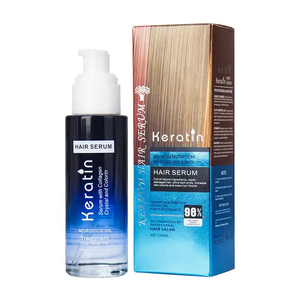 Suero Capilar de Queratina con Colágeno Cristal y Tratamiento para Queratina 80ml, Cuidado Capilar Voluminizador - Product Image 1