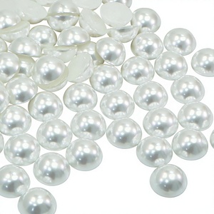 <span class=keywords><strong>Acasa</strong></span> Arto - Cuentas de Plástico Acrílico ABS Lucite de Alto Brillo, Color Blanco, con Orificios de 10 mm de Diámetro, para Hacer Pulseras, Manualidades y Adornos - Product Image 4