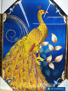 Cuadros 3D, Arte Moderno, Decoración de Sala de Estar, Pinturas de Naturaleza Muerta, Paisaje de Diamantes, Arte de Pared de Porcelana de Cristal - Product Image 4