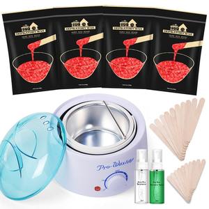 Calentador de cera caliente profesional Lifestance, máquina de depilación portátil de 500cc, enchufe JP, muestra gratis para cara, pies, manos, nariz - Product Image 1