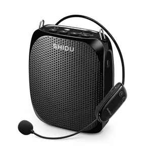 Amplificador de voz de sonido acústico inalámbrico, guía de entrenamiento portátil de tamaño pequeño, 10W, S615