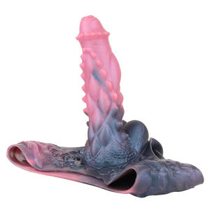 Pantalones de consolador de monstruo de fantasía con correa hueca para hombres y mujeres Roleplay Cosplay BDSM Play erótico fantasía monstruo consolador Pantalones - Product Image 3