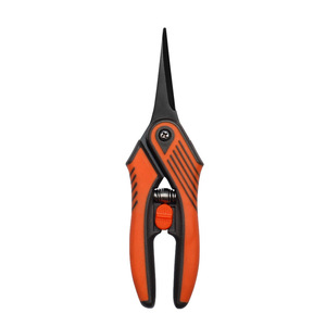 Tijeras de podar para jardinería, de acero al carbono, acabado mate naranja, diámetro de corte de 20-30 mm, tijeras para podar árboles frutales - Product Image 2