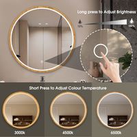 Tendances des produits phares : Miroirs de salle de bain modernes anti-buée à LED avec capteur tactile intelligent, graphiques, indice de protection IP44, pour usage hôtelier